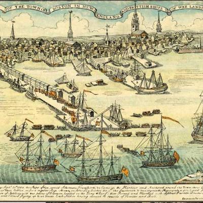 "NPR News": British Prevent Boston Residents from Leaving Town