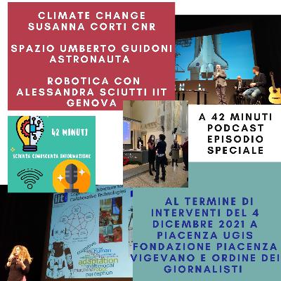42 minuti con Susanna Corti, Umberto Guidoni e Alessandra Sciutti
