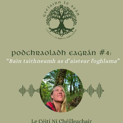 Eagrán 4: "Bain taithneamh as d'aistear foghlama" le Céití Ní Chéilleachair