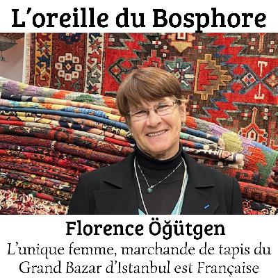 L'unique femme, marchande de tapis du Grand Bazar d'Istanbul, est française