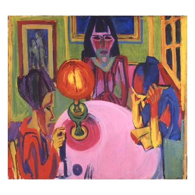 Albert Müller, Interieur, 1924 Albert Müller, Interieur, 1924