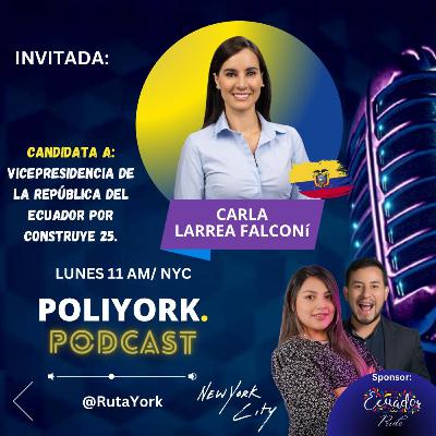 🎥✨ ¡Carla Larrea Falconí en exclusiva para #RutaYork!