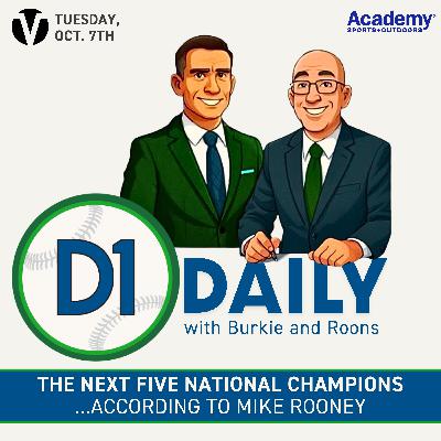 The Next 5 National Champions...According To Mike Rooney [D1 Daily]