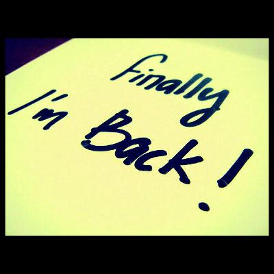 I'm back guys, and I miss you all ! 💕 I'm back guys, and I miss you all ! 💕