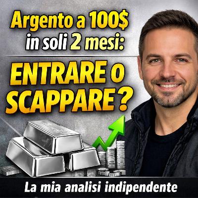 Argento a 100 $ in soli 2 mesi: è il momento di entrare o scappare ? La mia analisi indipendente ! Argento a 100 $ in soli 2 mesi: è il momento di entrare o scappare ? La mia analisi indipendente !