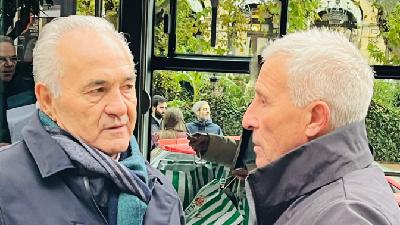 La Operación Buena Gente de Radio Sevilla junta en antena al bético Rafael Gordillo y el sevillista Pablo Blanco