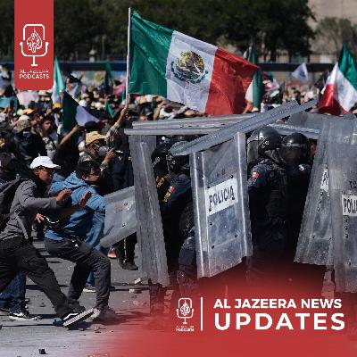 Israel blocking temporary housing from Gaza, Anti-government protests in Mexico Israel blocking temporary housing from Gaza, Anti-government protests in Mexico