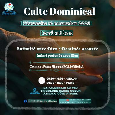 EECG - L'intimité profonde avec Dieu - Frère E. Zoungrana EECG - L'intimité profonde avec Dieu - Frère E. Zoungrana