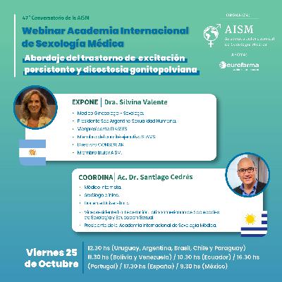 Webinar: Abordaje del trastorno de excitación persistente y disestesia genitopelviana
