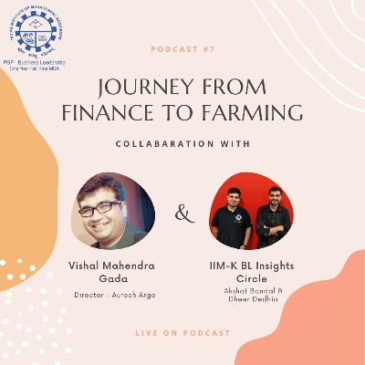 Insights from Vishal M. Gada about Finance to Farming | Ep7 Podcast by IIM-K BL Insights Circle - Akshat Bansal & Dheer Dedhia