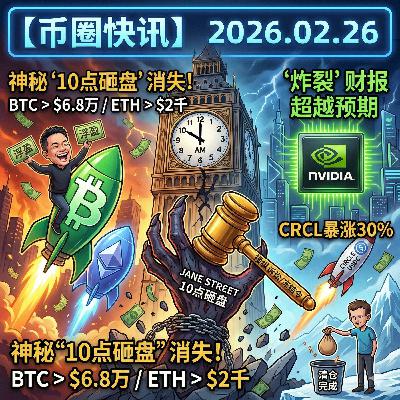 BTC暴力反弹破6.8万!Jane Street遭诉“10点砸盘”消失,英伟达财报炸裂,Circle大涨超30% BTC暴力反弹破6.8万!Jane Street遭诉“10点砸盘”消失,英伟达财报炸裂,Circle大涨超30%