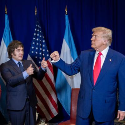 Javier Milei en una semana clave en busca de dólares Javier Milei en una semana clave en busca de dólares