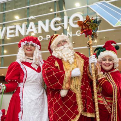 Papai Noel aterissa em Brasília
