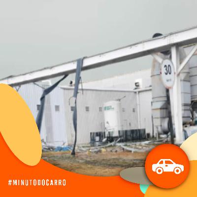 Minuto do Carro - Vendaval causa estragos em fábrica da Toyota, que está com a produção suspensa