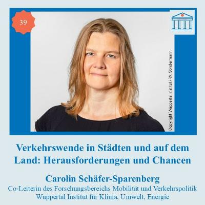 #39 Verkehrswende in Städten und auf dem Land: Herausforderungen und Chancen #39 Verkehrswende in Städten und auf dem Land: Herausforderungen und Chancen