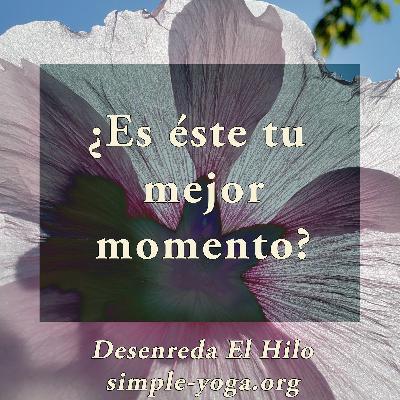 Tejiendo el Yoga Sutra: ¿Es éste tu mejor momento? Tejiendo el Yoga Sutra: ¿Es éste tu mejor momento?