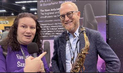 The New Quasar Alto Sax Mouthpiece from Jody Jazz; Live at the NAMM Show 2026, Ep 262