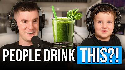 4-Year-Old Tries GRASS JUICE... 4-Year-Old Tries GRASS JUICE...