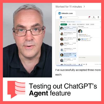 Episode 14: Testing out ChatGPT's Agent feature