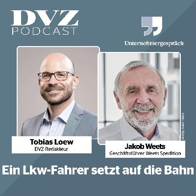 Ein Lkw-Fahrer setzt auf die Bahn