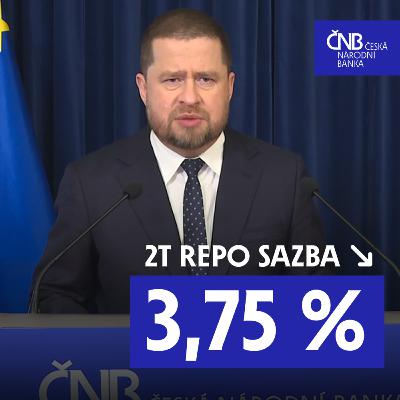 ČNB snížila úrokové sazby o 0,25 procentního bodu (Záznam tiskové konference z 6. 2. 2025)