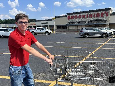 Toss him a clay pigeon and watch!