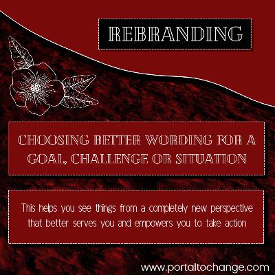 “Rebranding” – A trick to get you back on track
