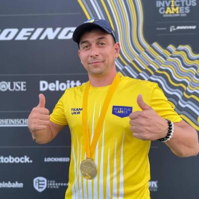 Павло Лучків, ветеран, призер " Invictus Games"