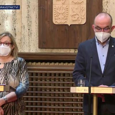 Tisková konference ministra zdravotnictví Jana Blatného 26.3.2021