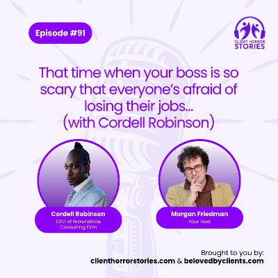 That time when your boss is so scary that everyone's afraid of losing their jobs… (with Cordell Robinson) That time when your boss is so scary that everyone's afraid of losing their jobs… (with Cordell Robinson)