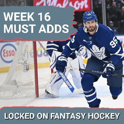 MUST ADD Players For Week 16 Fantasy Hockey Matchups: Ekman-Larsson | Tippett | Stanley | Zacha MUST ADD Players For Week 16 Fantasy Hockey Matchups: Ekman-Larsson | Tippett | Stanley | Zacha