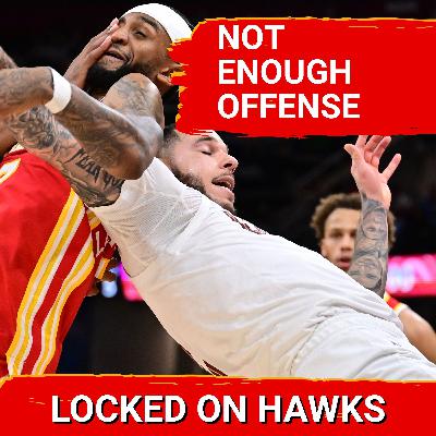 Offense scuffles for Hawks in road loss to Cavs