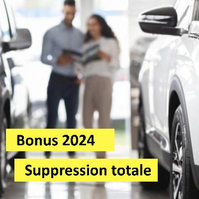 Bonus 2024 suppression totale