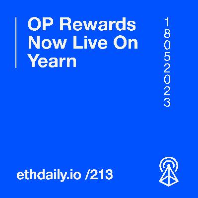 OP Rewards Now Live On Yearn OP Rewards Now Live On Yearn
