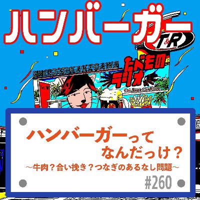 #260 （s29-2)ハンバーガーってなんだっけ？〜牛肉？合い挽き？つなぎのあるなし問題〜