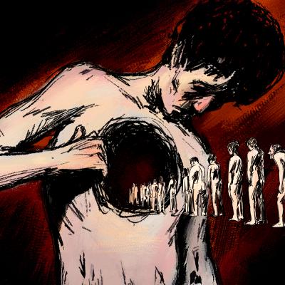 Le trou que la vie creuse à l'intérieur de nous. Le trou que la vie creuse à l'intérieur de nous.