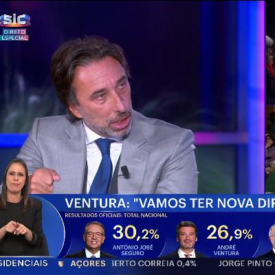 “Este resultado foi uma revolta do PSD relativamente a Marques Mendes e às escolhas que Luís Montenegro fez”: ouça o comentário de Miguel Morgado na Grande Noite Presidenciais SIC