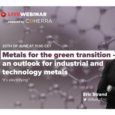 Metals for the green transition - AuAg Digital Investor Meetup Q2 2023 Metals for the green transition - AuAg Digital Investor Meetup Q2 2023