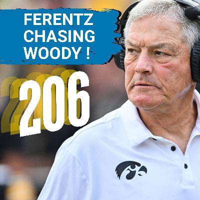 RECORD-BREAKING:  Iowa's KIRK FERENTZ Passes WOODY HAYES Big Ten WIN TOTAL with Victory Saturday!