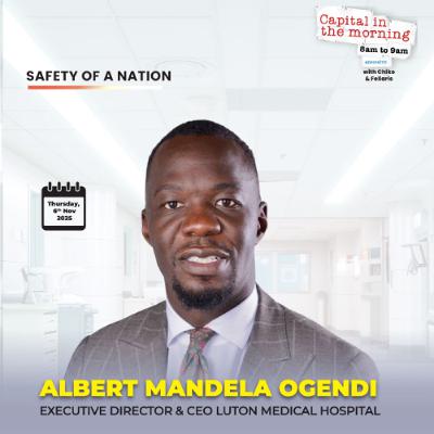 Safety Of A Nation with Executive Director & CEO Luton Medical Hospital, Albert Mandela. Safety Of A Nation with Executive Director & CEO Luton Medical Hospital, Albert Mandela.