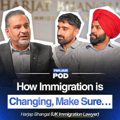 Immigrants Who Make Millions vs. Those Who Don’t –Why? | Harjap BHANGAL | Pod #76 | Panjabi Pod 2025