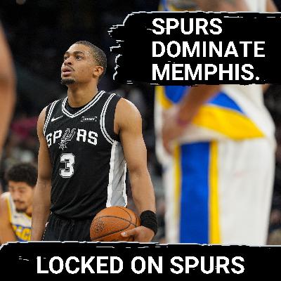 NO DOUBT: Spurs DOMINATE the Grizzlies and the Door to the 1st Seed is Wide Open. NO DOUBT: Spurs DOMINATE the Grizzlies and the Door to the 1st Seed is Wide Open.