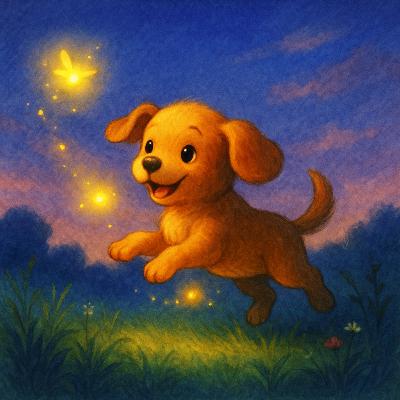 Joy – The Puppy Who Followed the Spark Joy – The Puppy Who Followed the Spark