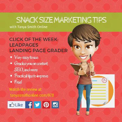 Click of the Week - LeadPages Landing Page Grader Click of the Week - LeadPages Landing Page Grader