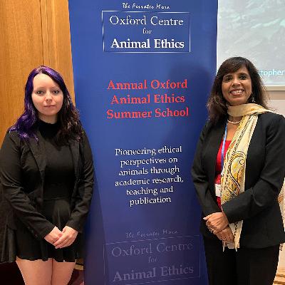 Undergrad Morgan Poulter presents at Oxford Animal Ethics Summer School