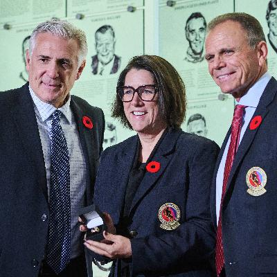 Danièle Sauvageau is the first woman inducted into the Hockey Hall of Fame as a Builder