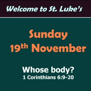 Whose Body? (1 Corinthians 6:9-20) Whose Body? (1 Corinthians 6:9-20)