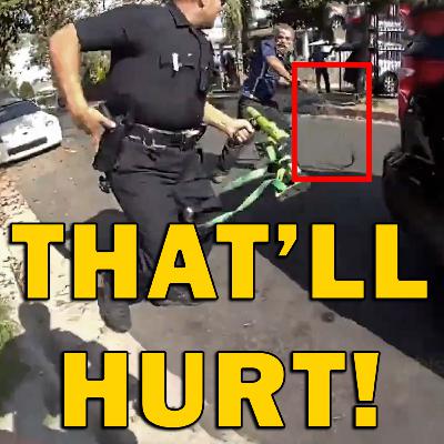 Suspect Swinging Chain At People And Officers Fatally Shot On Video! LEO Round Table S10E253