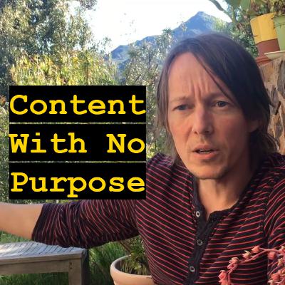 Another Social Media Issue: Content With No Purpose
