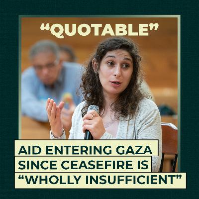 Aid entering Gaza since ceasefire is “wholly insufficient” Aid entering Gaza since ceasefire is “wholly insufficient”
